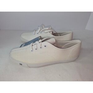 K-Swiss Washable Canvas Sneakers Womens Cream Off White Lace Up Shoes Size 7
362